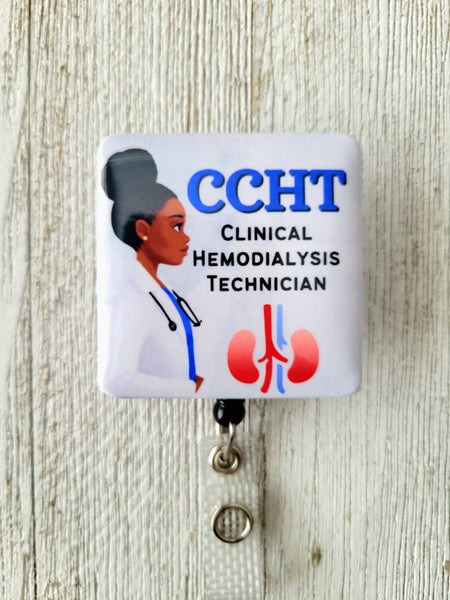 Hemodialysis Technician Badge Reel
