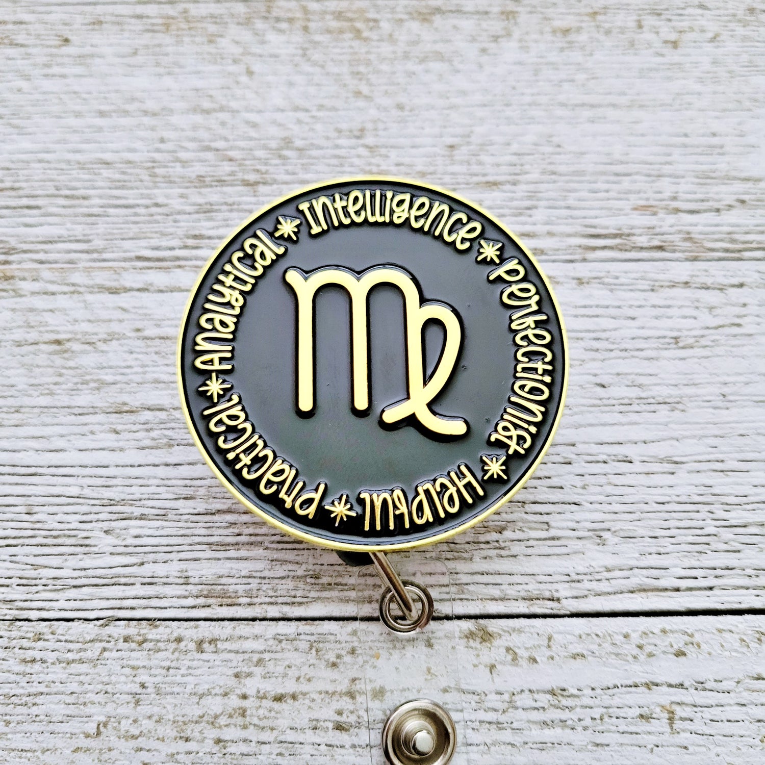 Virgo the Perfectionist Zodiac Badge