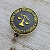 Libra the Scales Zodiac Badge