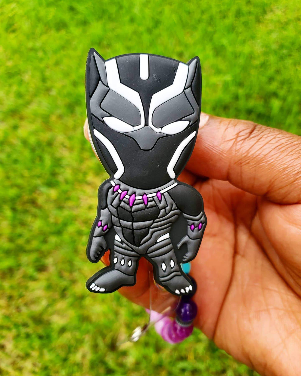 Black Panther/ T'Challa Retractable Badge Reel