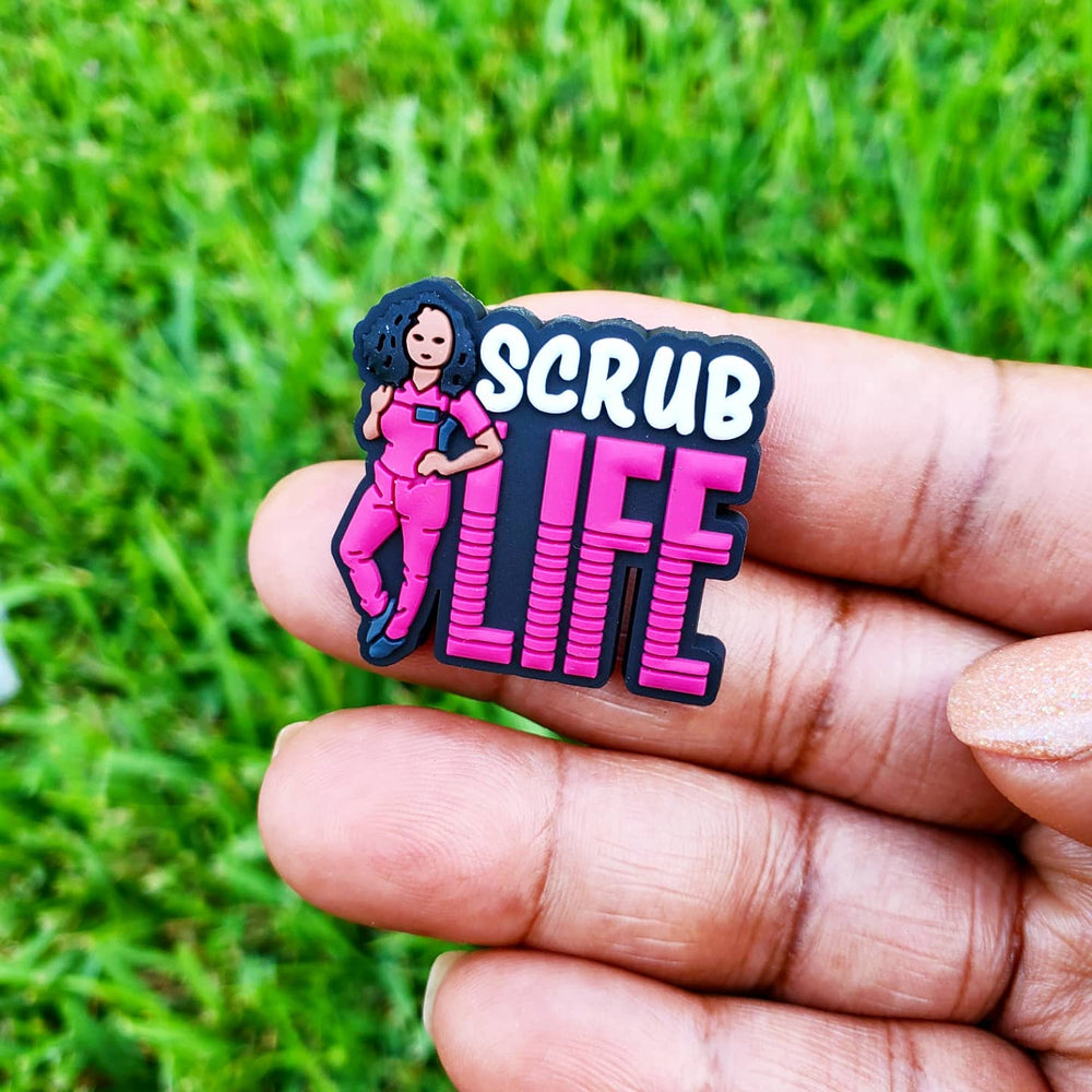 scrub life shoe charms